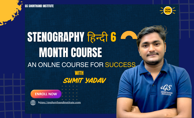 STENOGRAPGY HINDI 6 MONTH COURSE